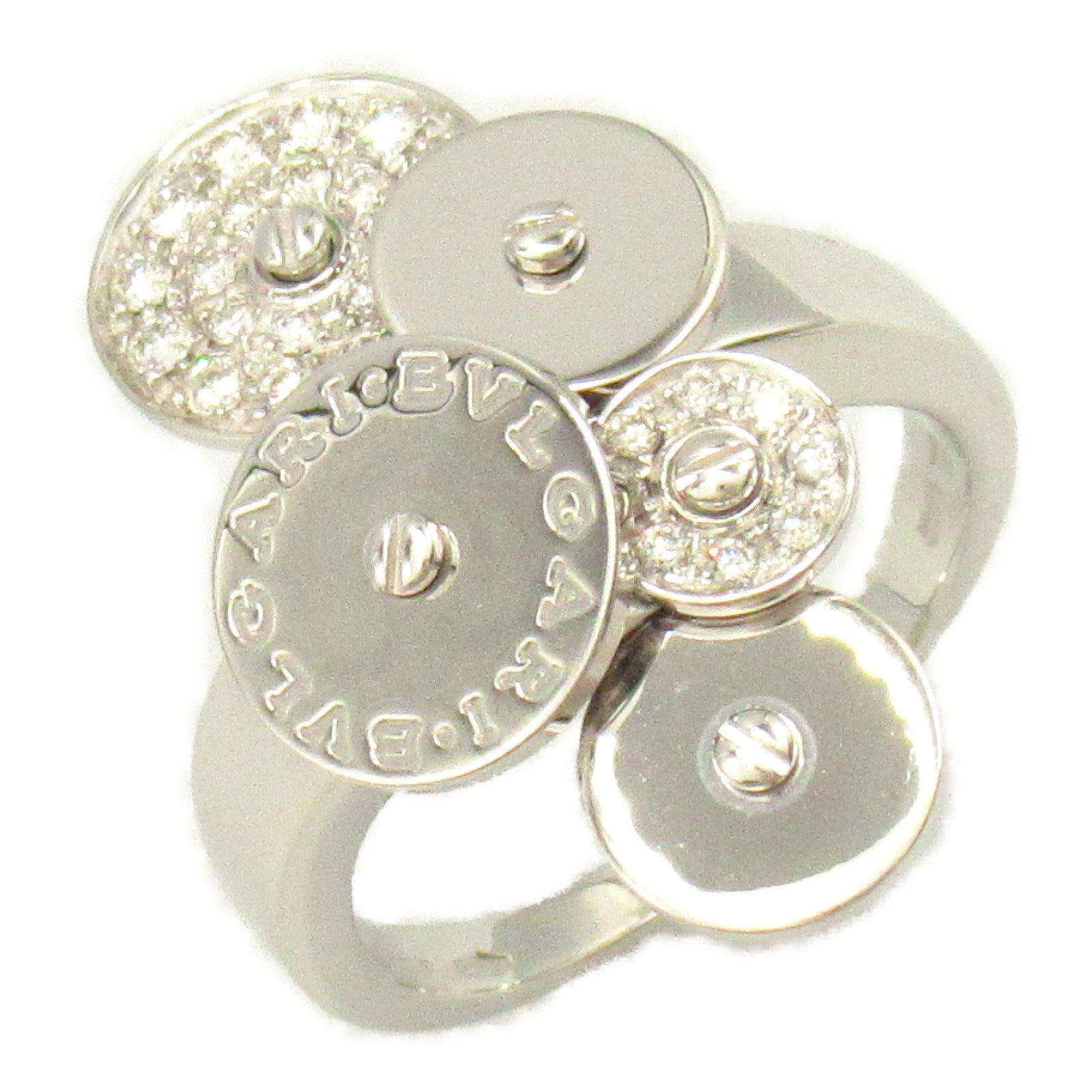 Bulgari BVLGARI Cyc Diamond Ring Ring and Ring Jewelry K18WG (White G) Diamond  Clearance