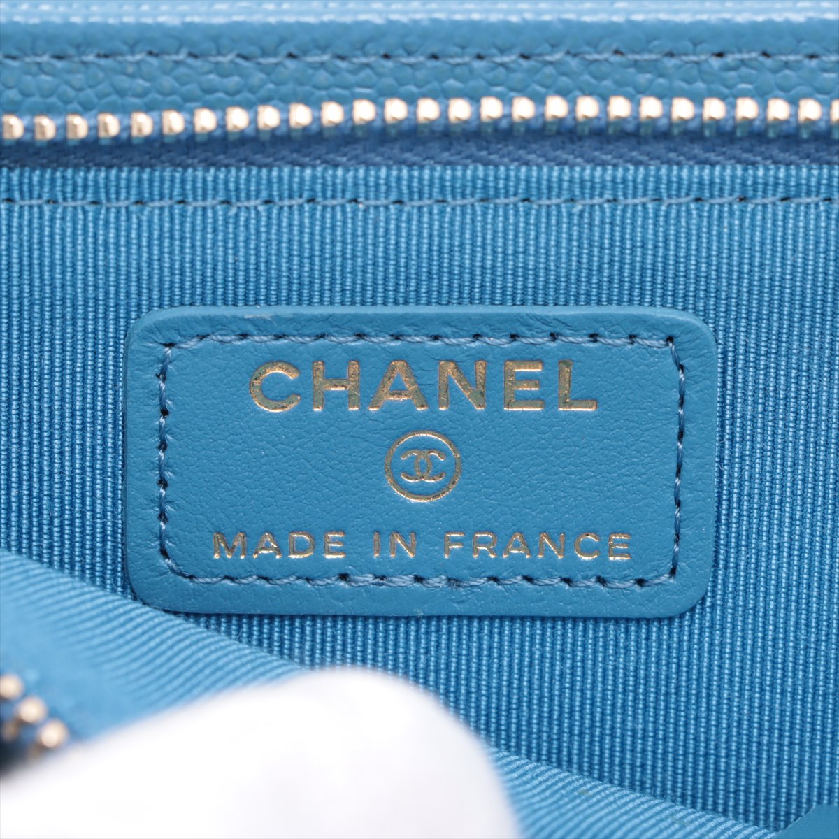 Chanel Matrasse Caviar S Chain Shoulder Bag Soundcase Blue G  29th