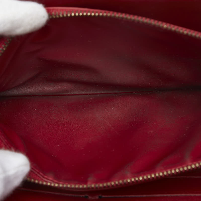 Louis Vuitton Monogram Vernis Portefolio Sarah Long Wallet M93530 Red Patent Leather  Louis Vuitton