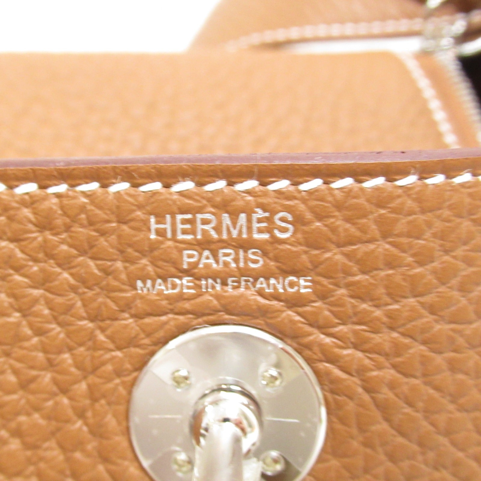 Hermes Hermes Lindemini G Shoulder Bag Shoulder Bag Leather  Clemence  Brown Collection
