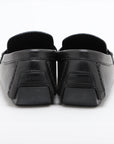 Louis Vuitton Monte Carlo 10 Years Leather Driving Shoes 7 1/2 Men Black FA0160 LV Logo