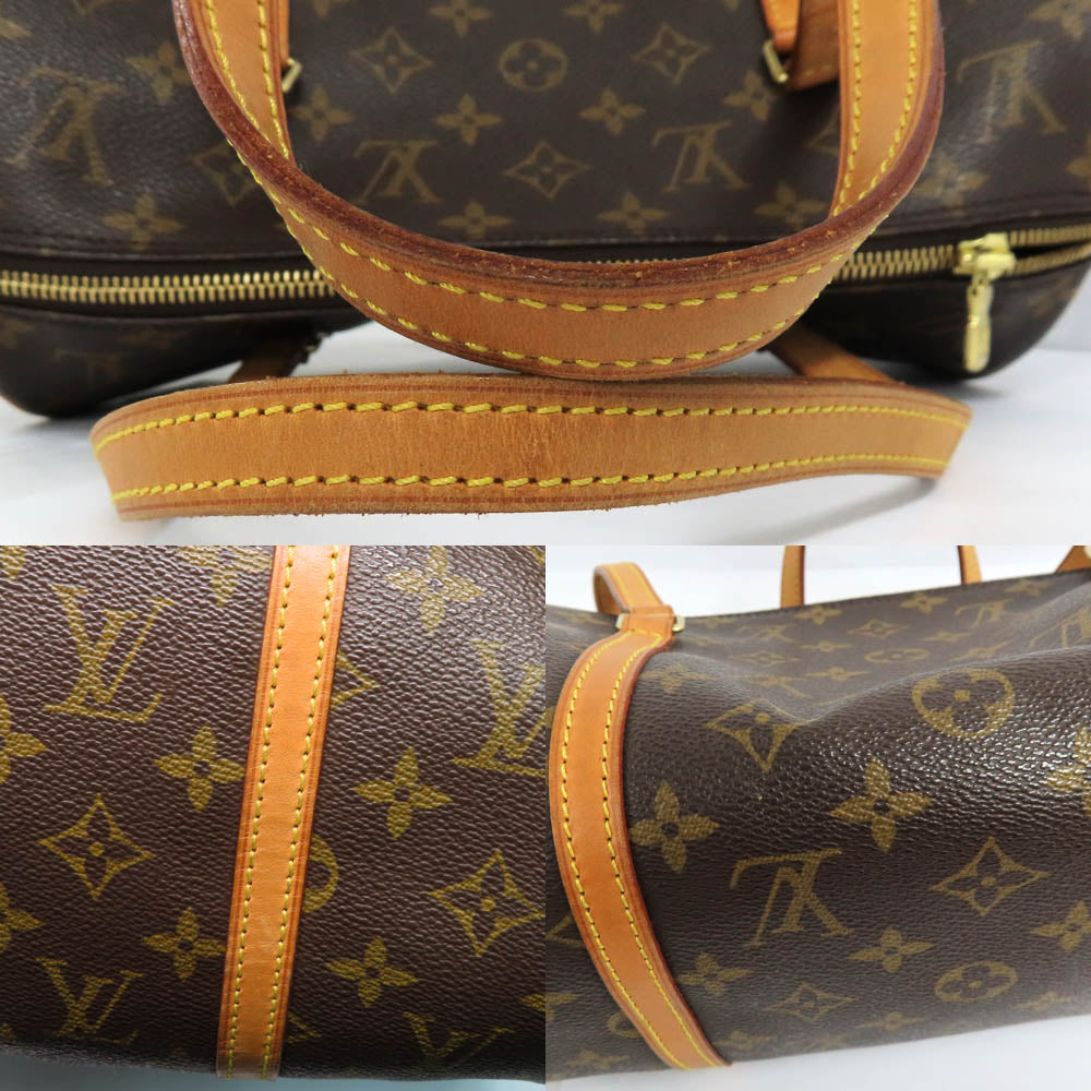 Louis Vuitton 30 Monogram M51385 Handbag Brown Numea Leather Monogram Canvas   Portefolio