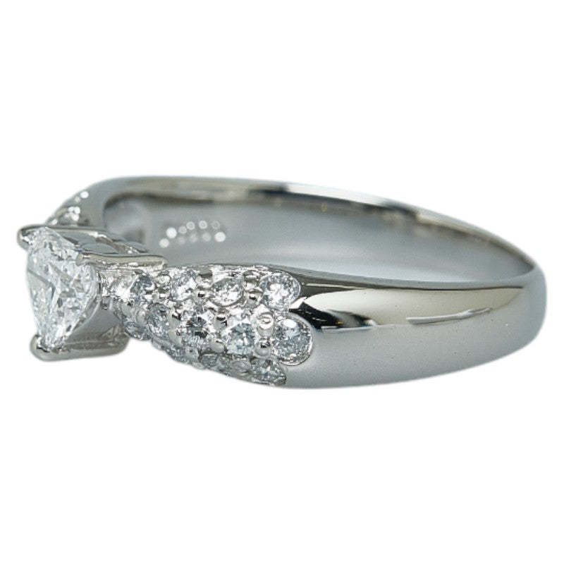 Pt900 platinum diamond 0.30ct diamond 0.30ct ring ring  10