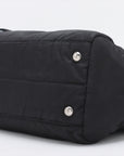 Prada  Nylon x Leather 2WAY Handbag Black