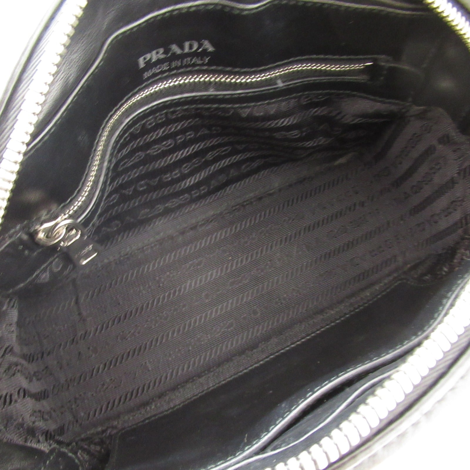 Prada Prada Chain Shoulder Bag Shoulder Bag Leather  Black