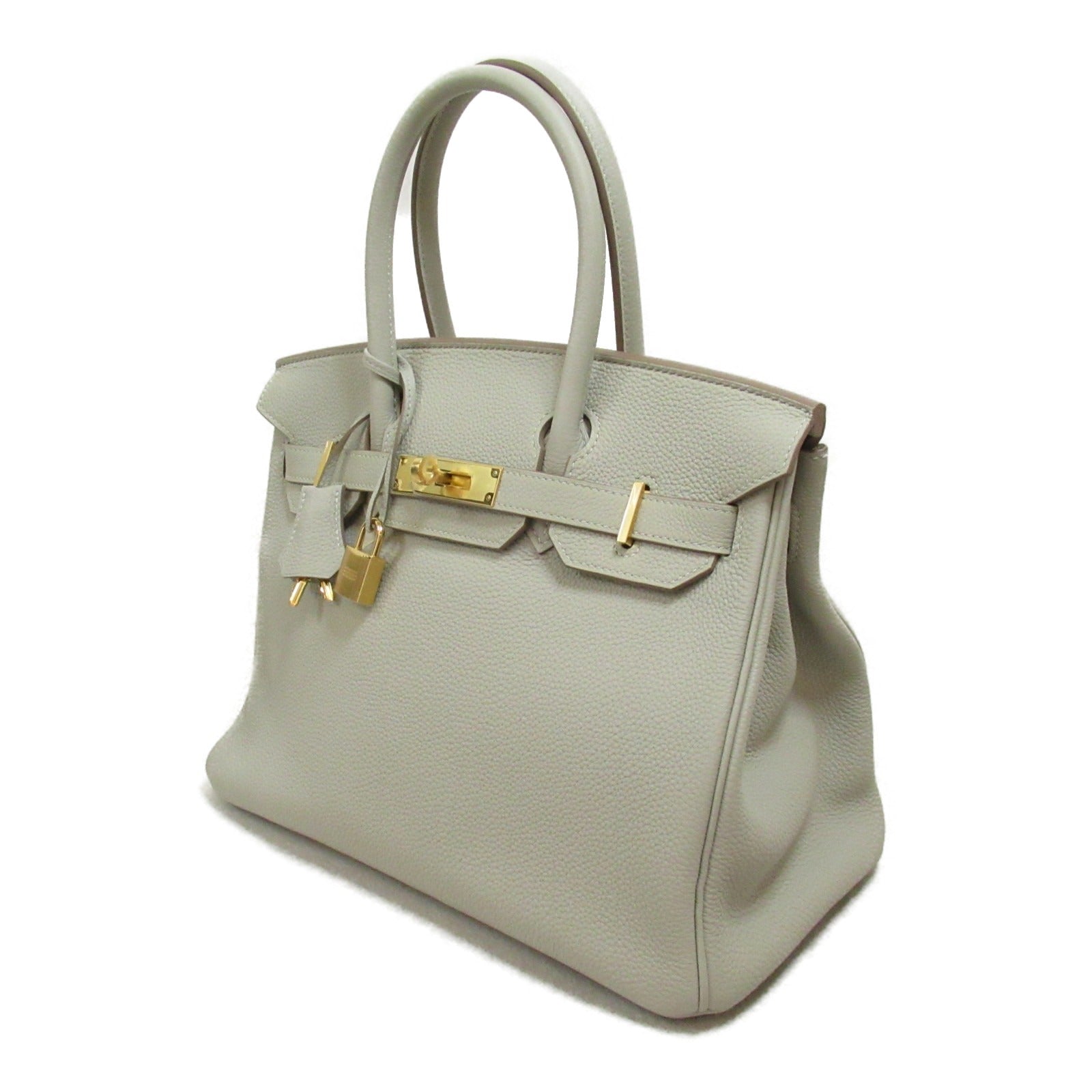 Hermes Hermes Birkin 30 Handbag Handbag Handbag Togo  Ivory Pearl Grey