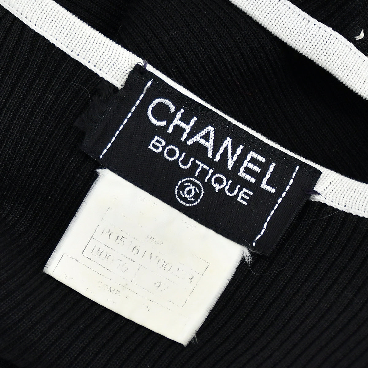 Chanel Spring 1995 T-shirt Black 95P 