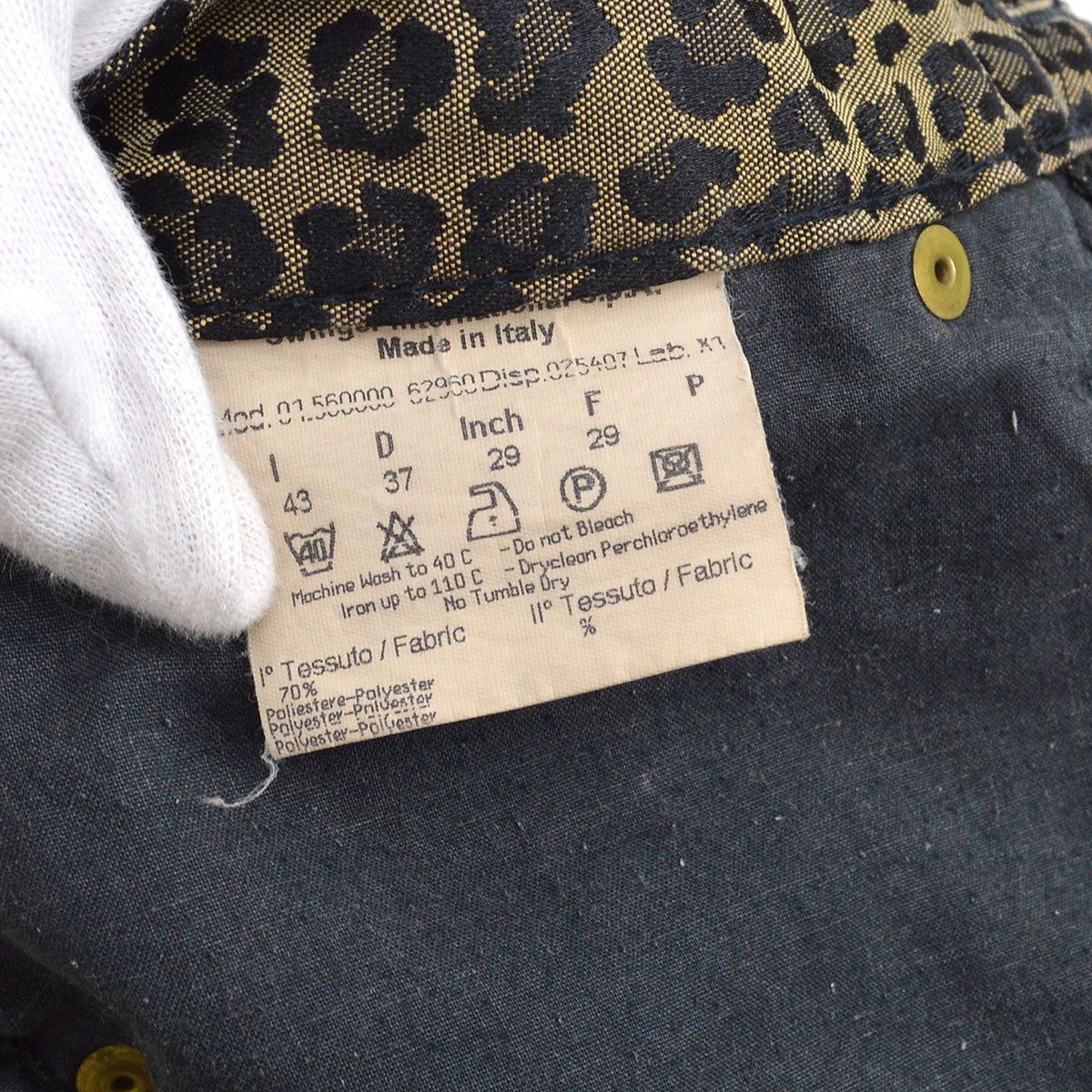 FENDI 80s leopard-print tapered trousers 