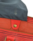 Louis Vuitton 1990 Red Epi Speedy 40 Handbag M42987