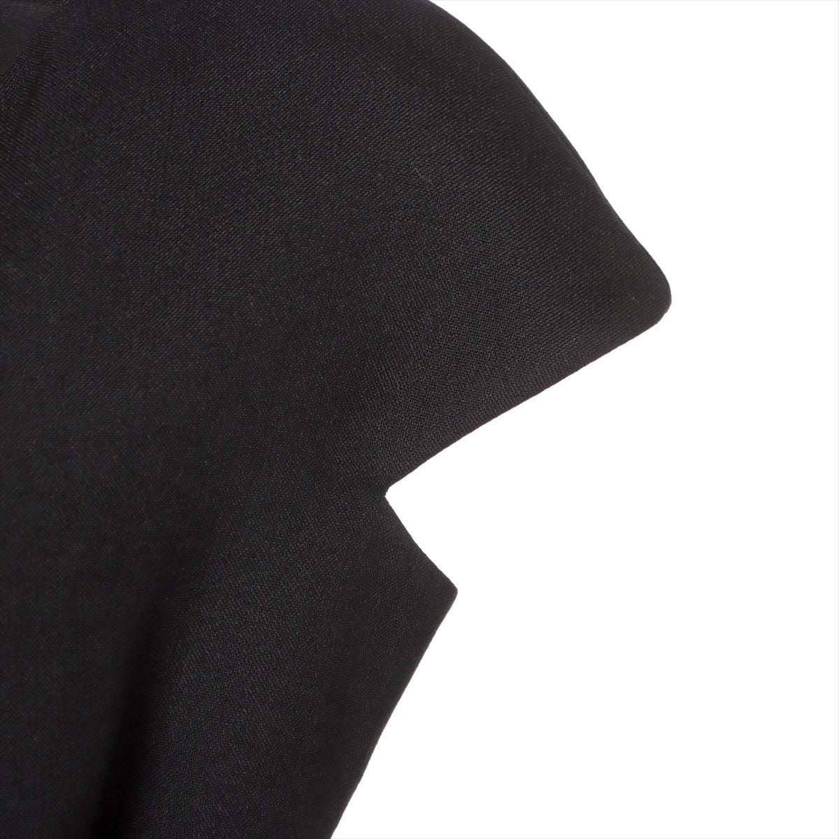 Louis Vuitton 23AW wool x silk northern sleeve onepiece 34 ladies black 1ABQRA RW232W monogram XXL detailed cap sleeve dress Allu Happy Market shop