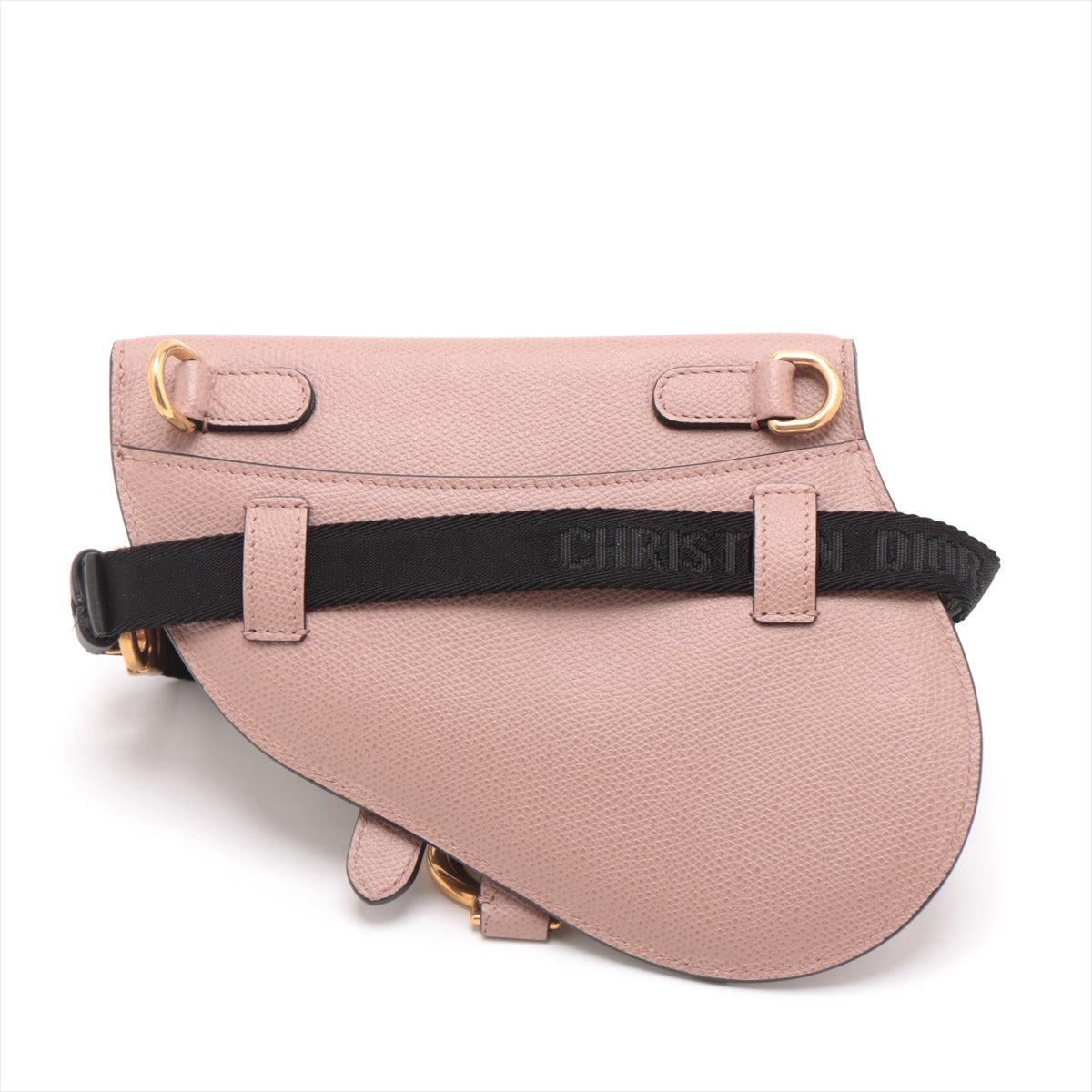 Christian Dior Saddle Leather Body Bag Pink