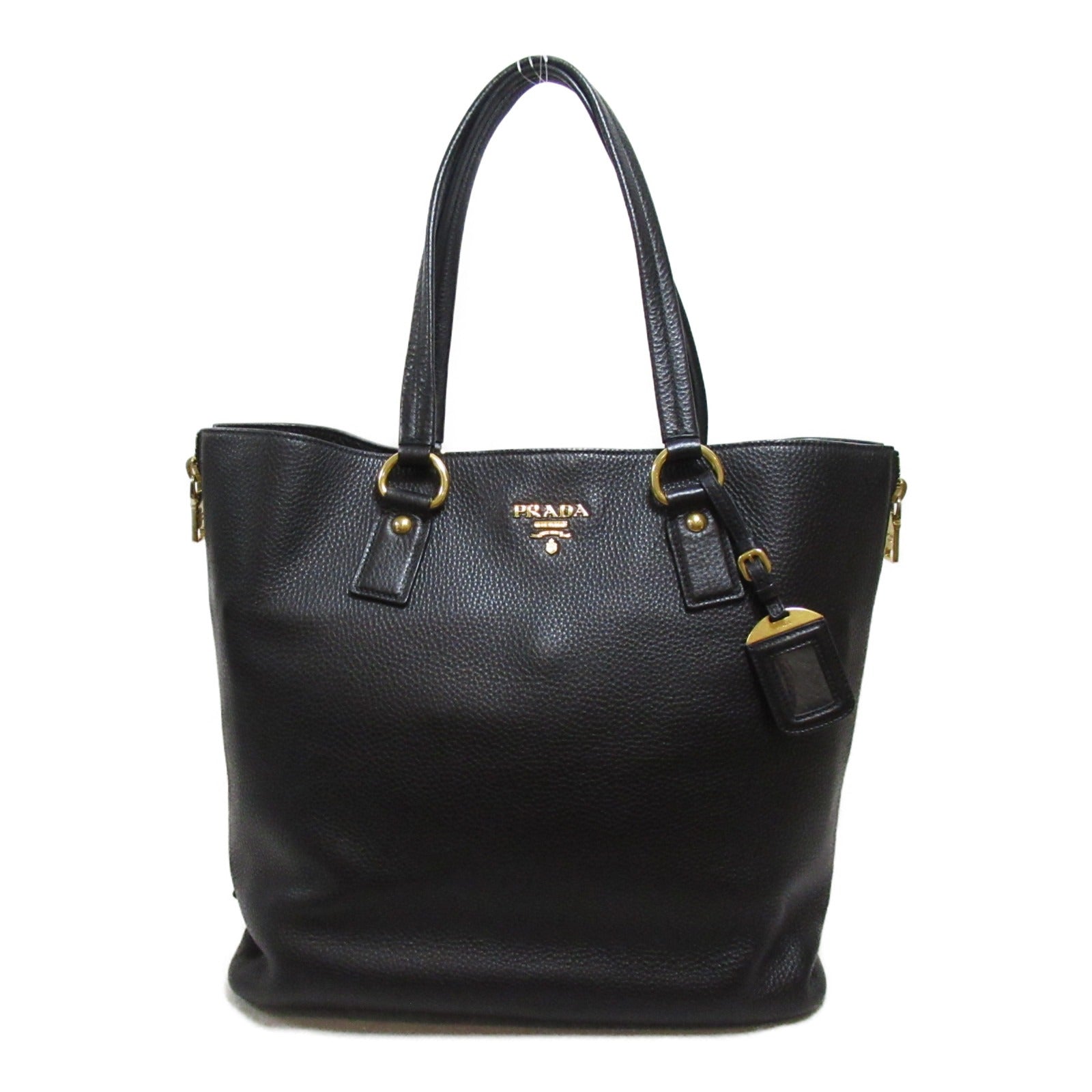 Prada Tote Bag  Bag Leather  Black BR4372