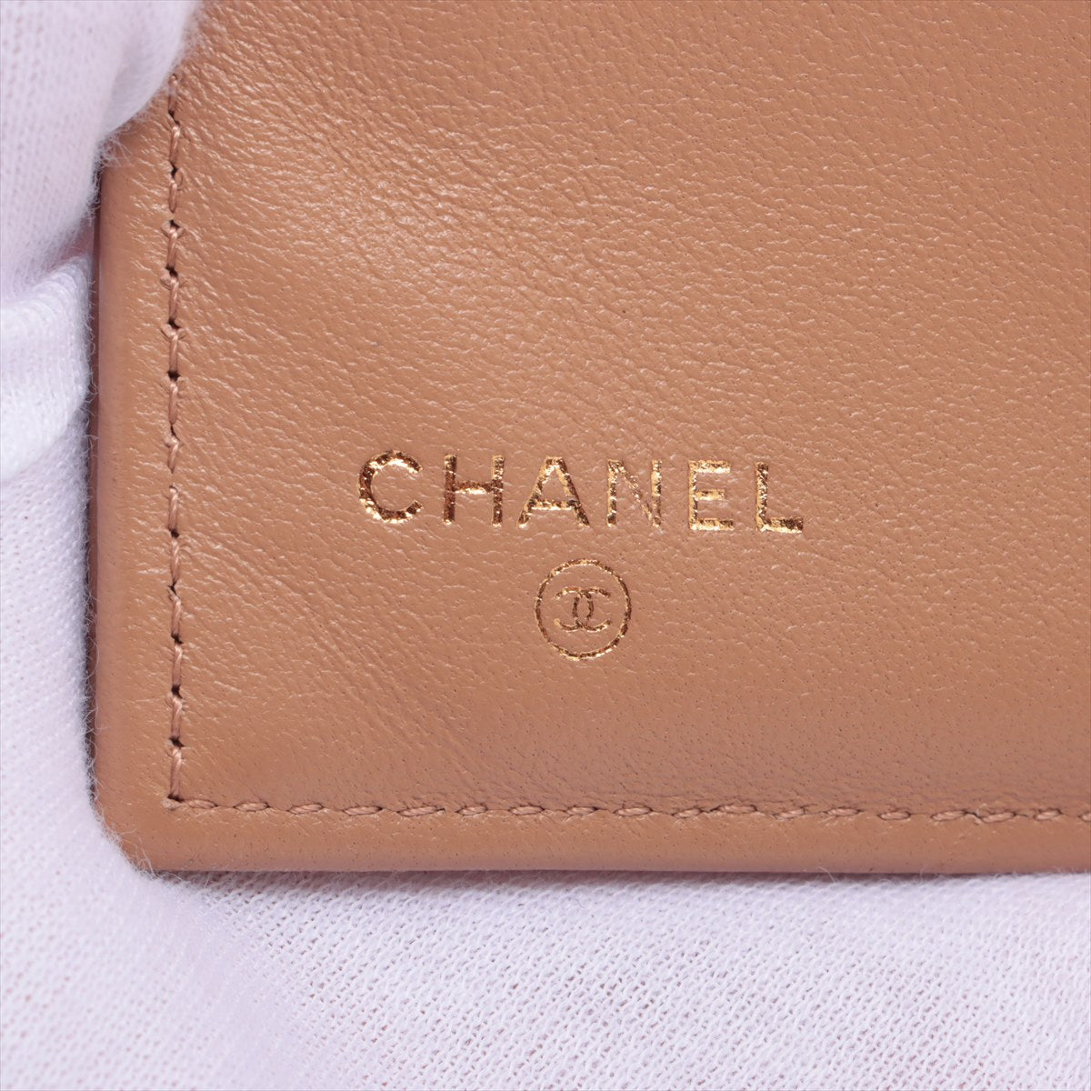 Chanel Matrasse  Wallet Beige G