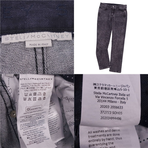 Stella McCartney Pants Denim   Made in Italy 27 Black