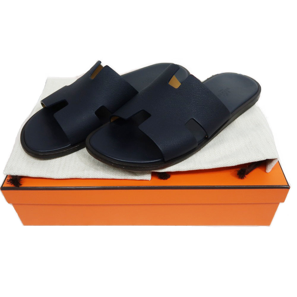 Hermes Izmir Sandals Dark Native Size 42