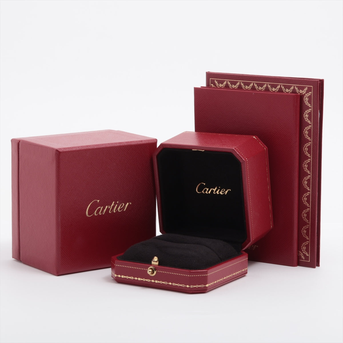 Cartier Solitaire 1895 Diamond Ring Pt950 3.0g 0.47 E VVS2 VG NONE 51 GIA 2004 N4137349