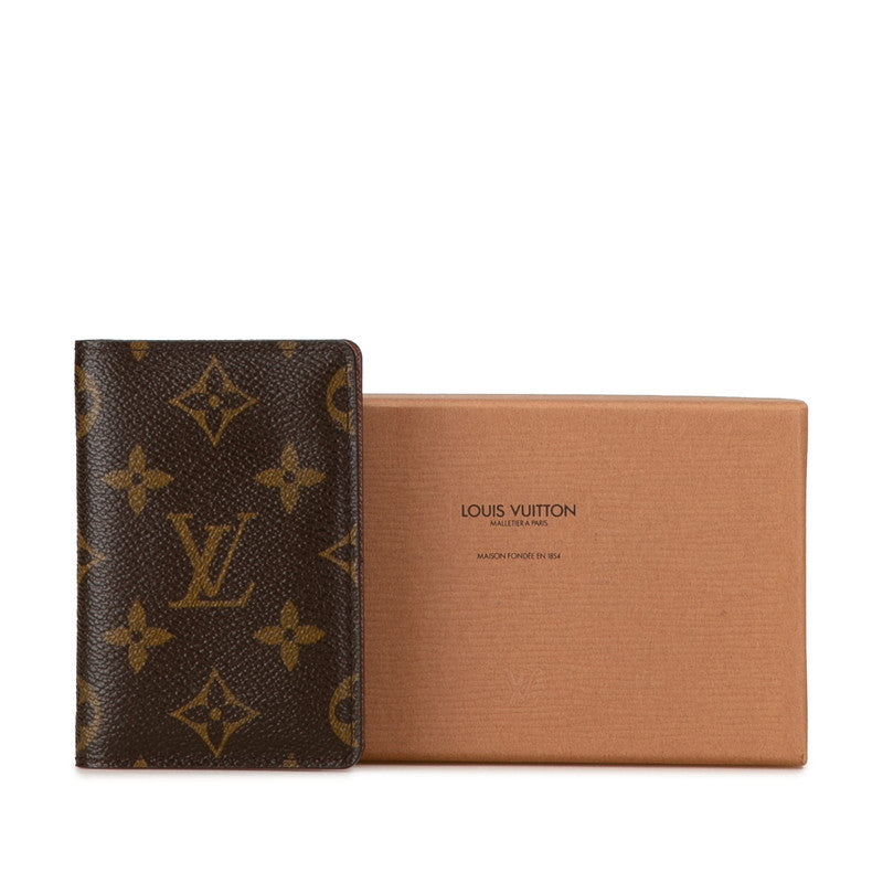 Louis Vuitton Monogram Organizer Du Posch M60502 Brown PVC Leather  Louis Vuitton