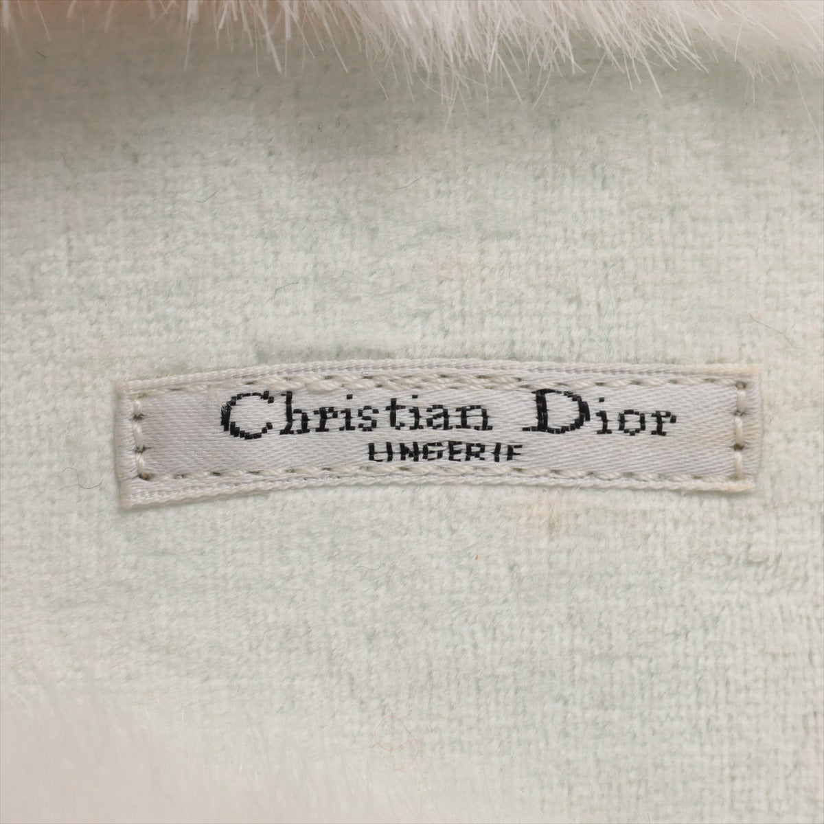 Christian Dior Fabric Sandal M  White Dove