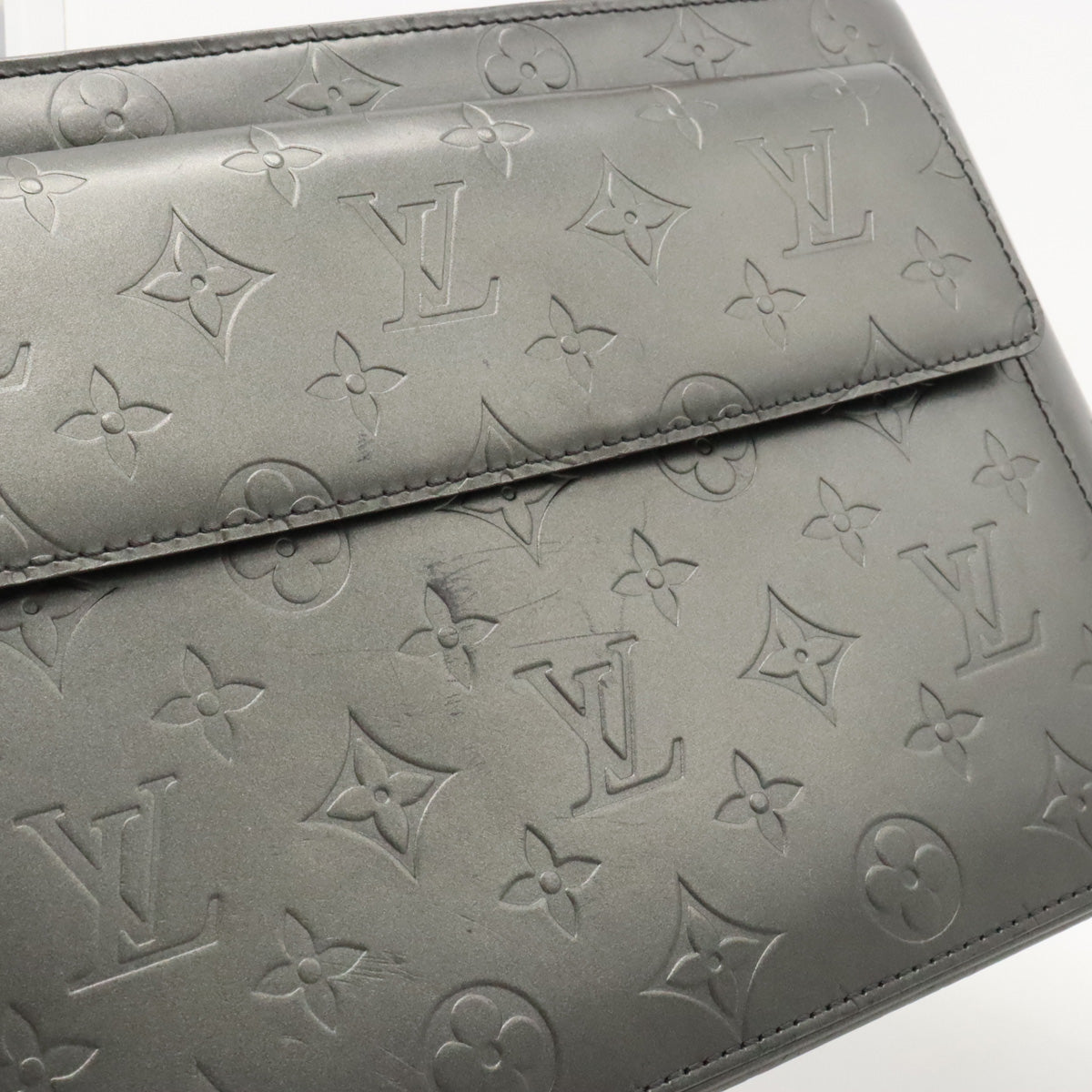 Louis Vuitton Monogram Mat Alston Shoulder Bag Semi-Shoulder One-Shoulder Black M55122