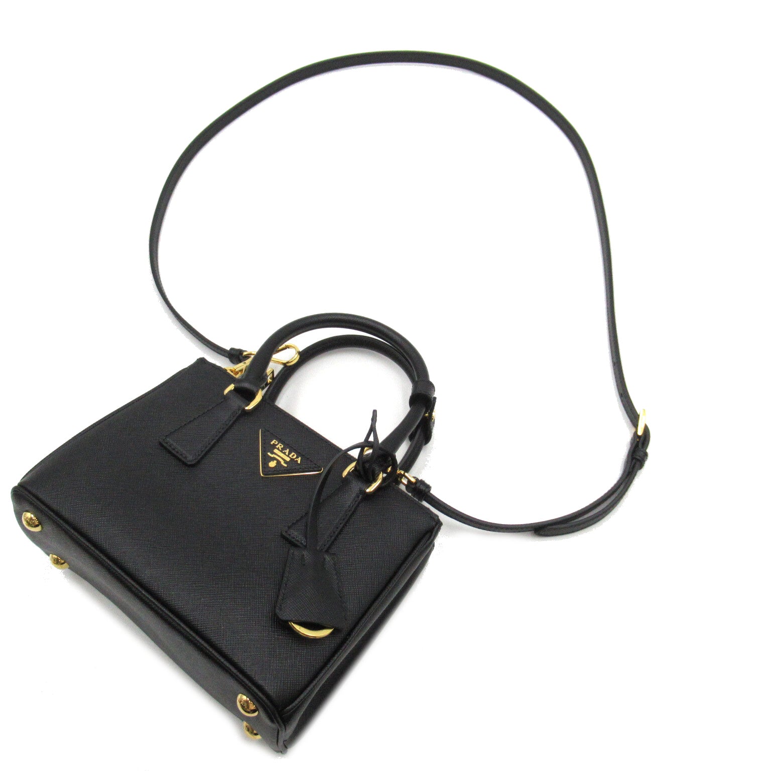 Prada Prada Sapphire 2w Shoulder Bag 2way Shoulder Bag Sapphire Leather  Black 1BA906NZVF0002