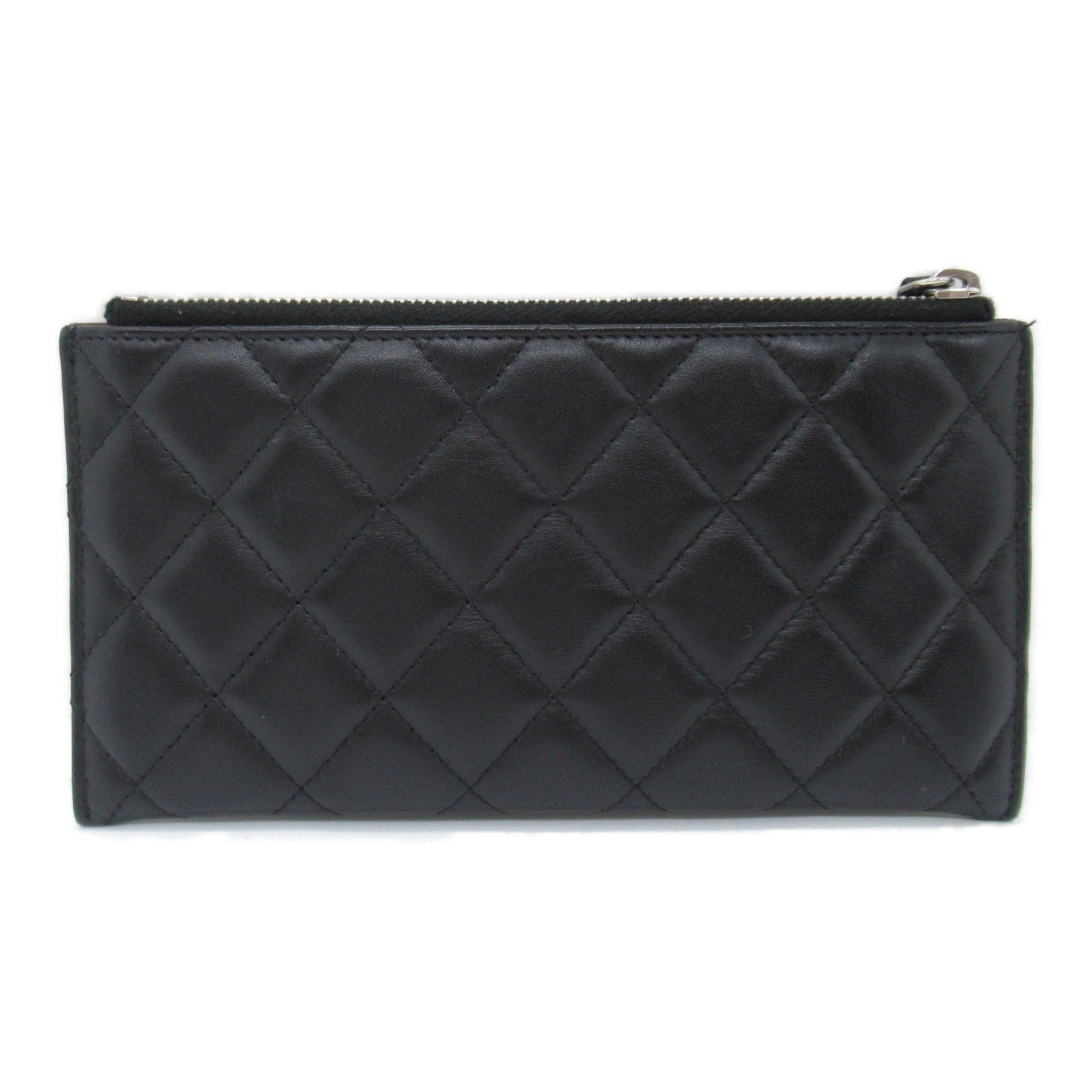 Chanel Matrasse Flap Pouch Bag  Women&#39;s Black  AP0227