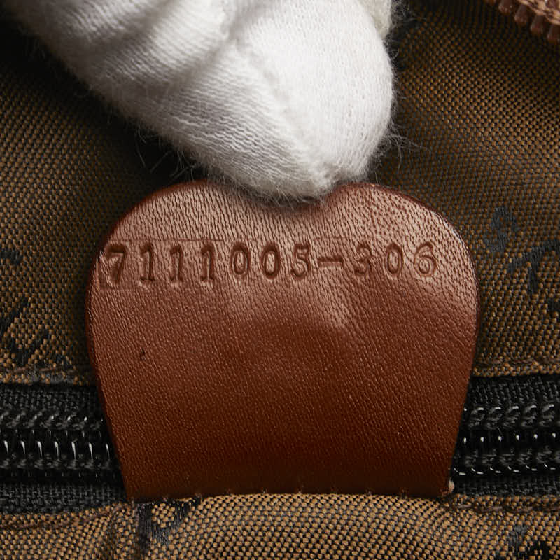 Burberry Nova Check  Handbag 2WAY Beige Brown PVC Leather