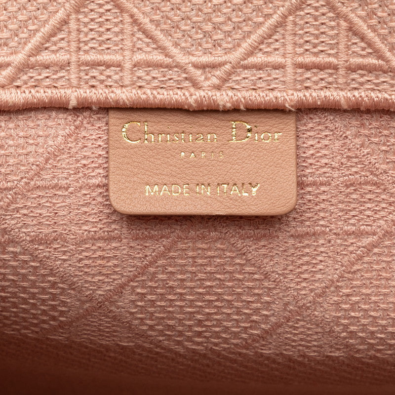 Dior Canary Book Tote Medium Handbag  Handbag Pink Canvas  Dior