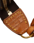 Louis Vuitton Monogram Pochette Accessories Handbag Accessories Pochette M40712 Brown PVC Leather  Louis Vuitton