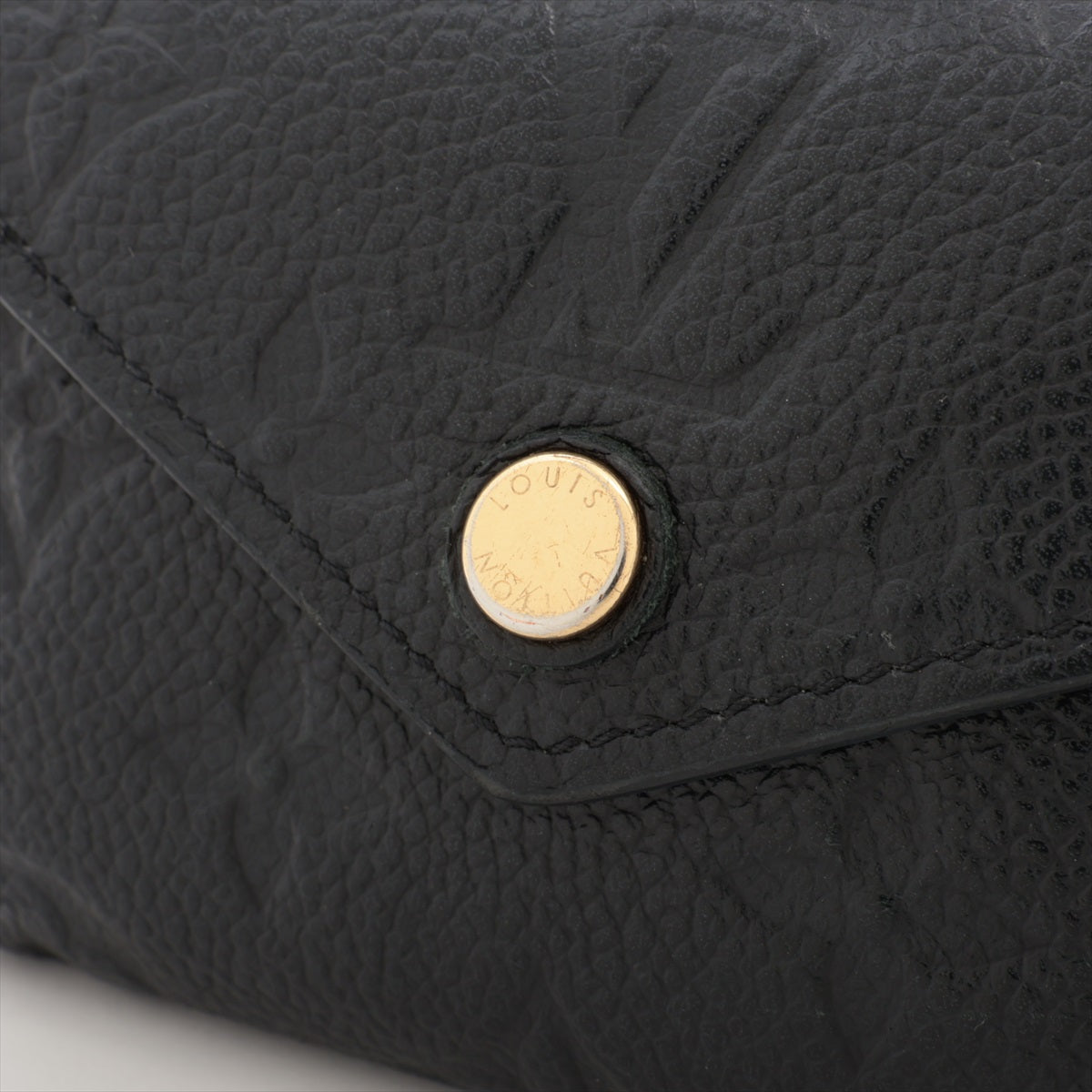 Louis Vuitton Amplant Portefolio Victoria M64060 Noir Compact Wallet