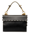 Fendi Zucca Canyon Handbag 2WAY 8BT283 Black Multicolor Leather  Fendi