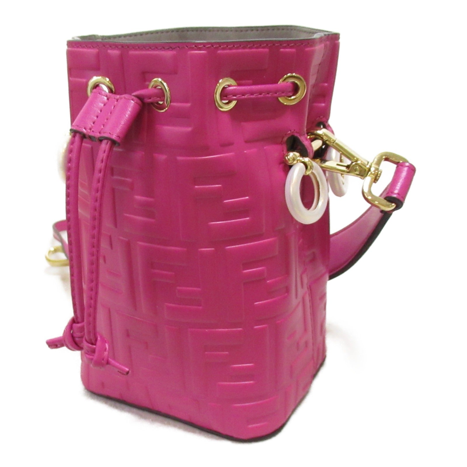 Fendi Fendi Mon Tresor 2w Shoulder Bag 2way Shoulder Bag Leather  Pink 8BS010A3ZGF1MQA