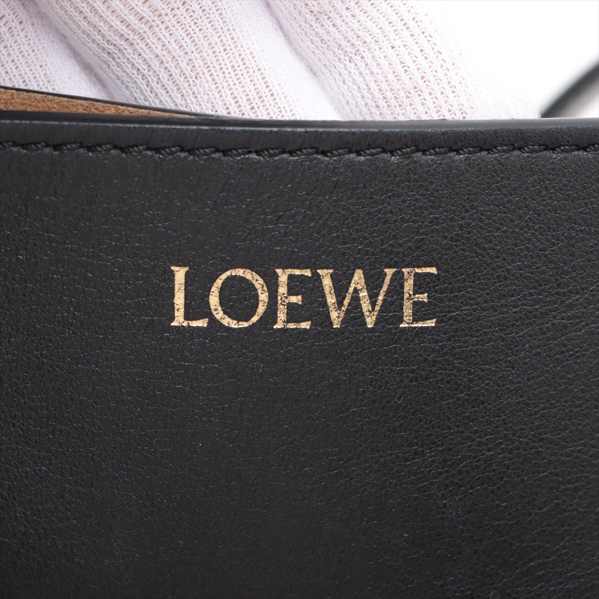 Loewe Puzzle Leather Tote Bag Black