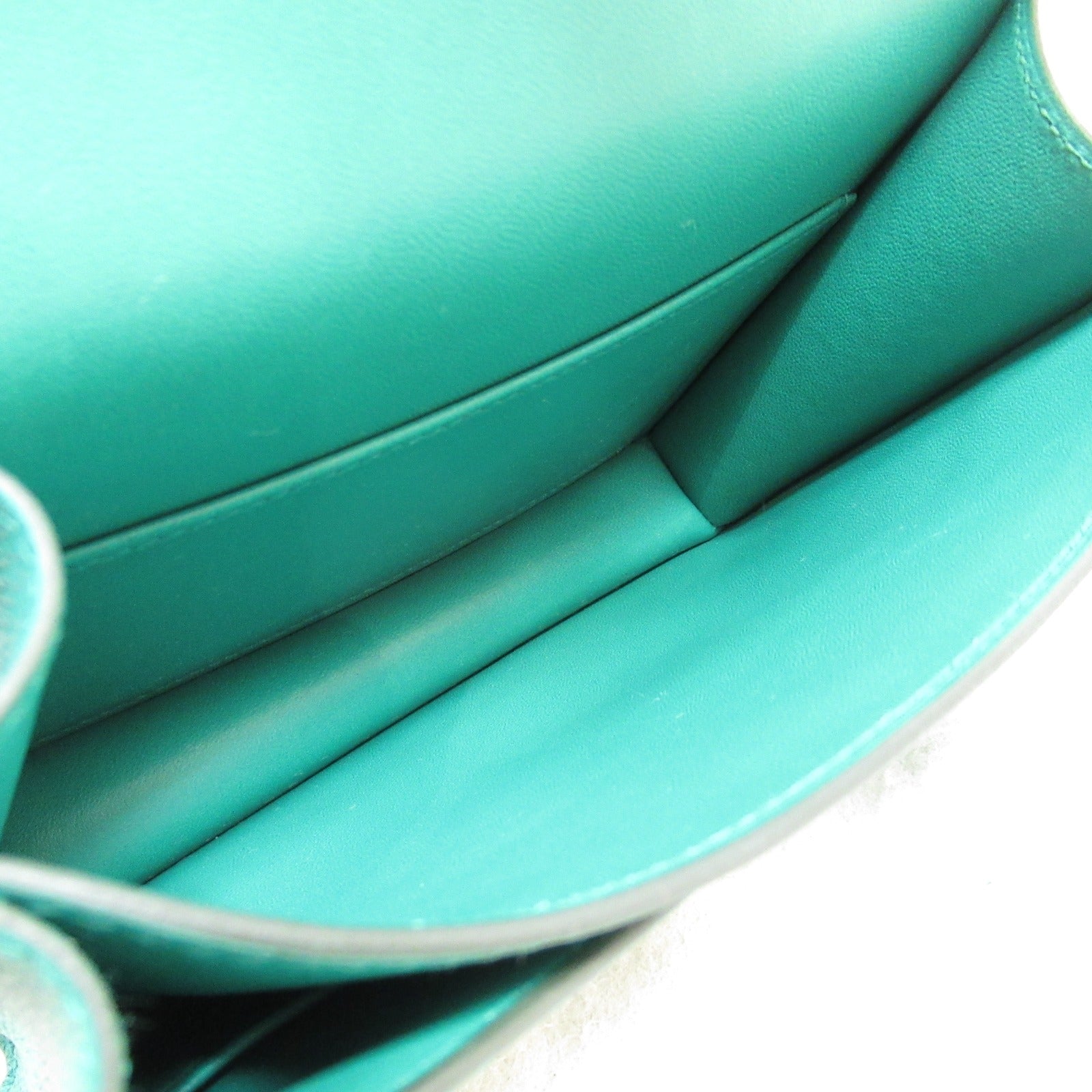 Hermes Hermes Constance Mini Weld Jade Shoulder Bag Shoulder Bag Leather Epsom  Green Collection