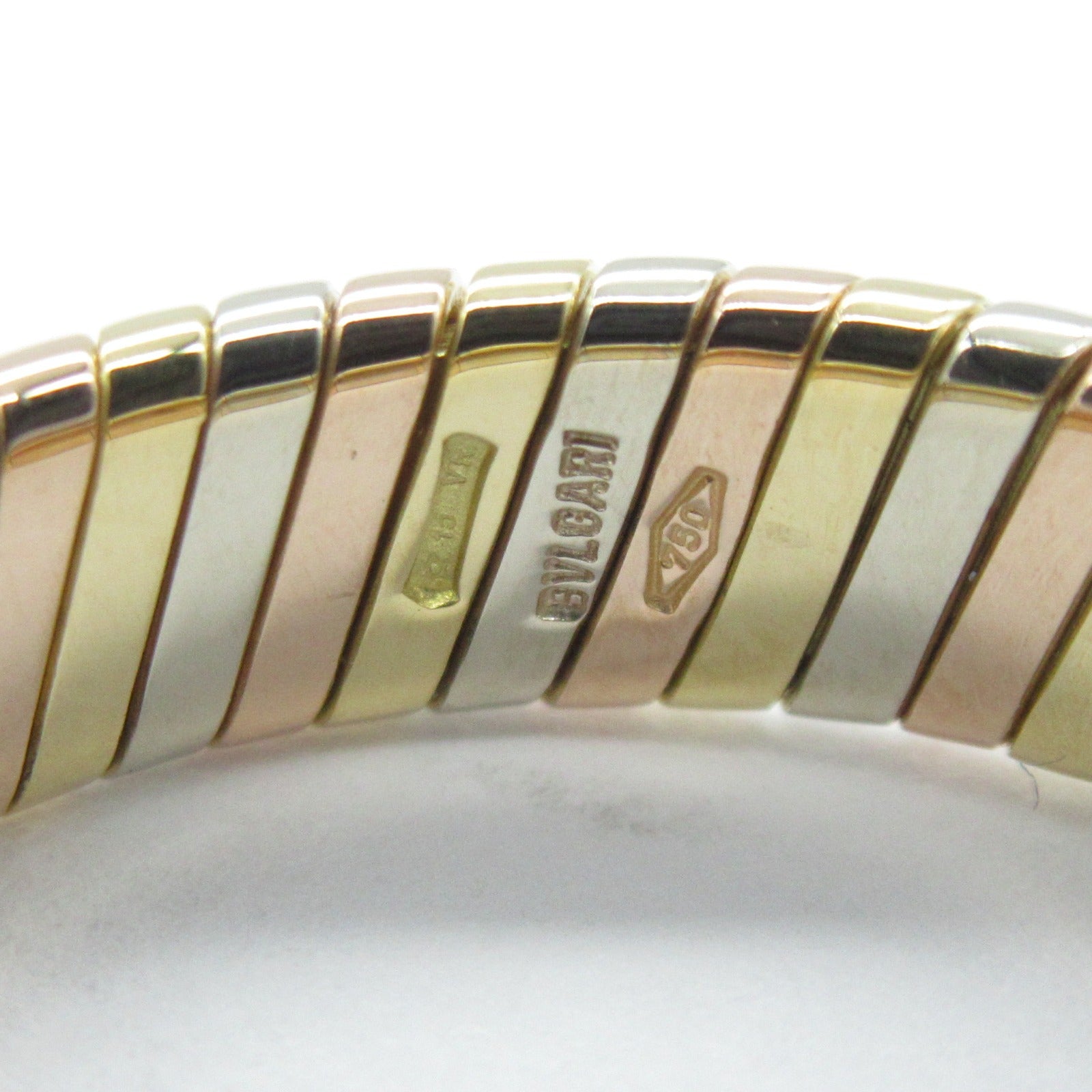 Bulgari BVLGARI Tubogas Ring Ring Ring Jewelry K18 (Yellow G) K18WG (White Gold) K18PG (Pink Gold)   Gold