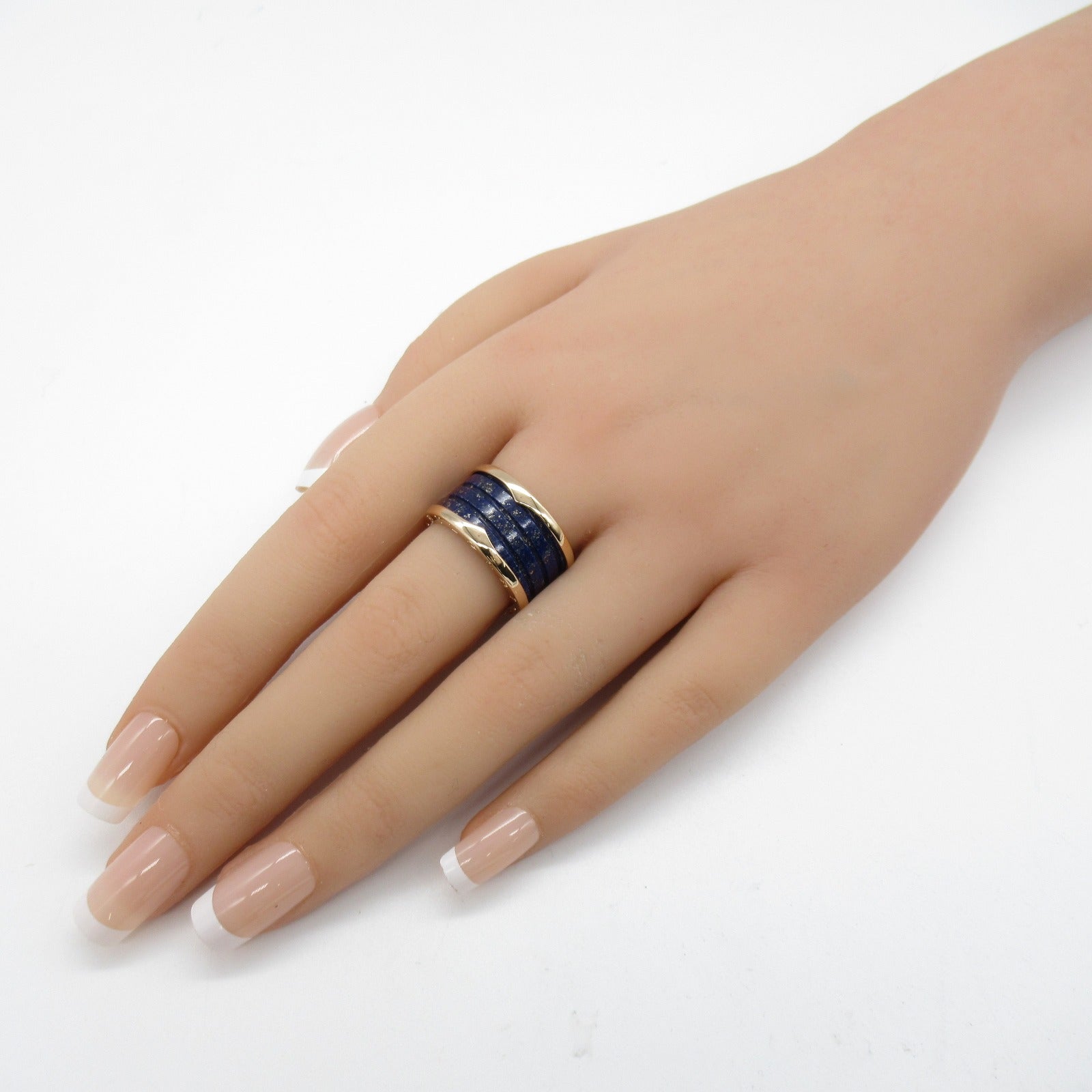 Bulgari BVLGARI B-zero1 Beezero One Marble Ring Ring Ring Jewelry K18PG (Pink G) Rapislasli   Blue