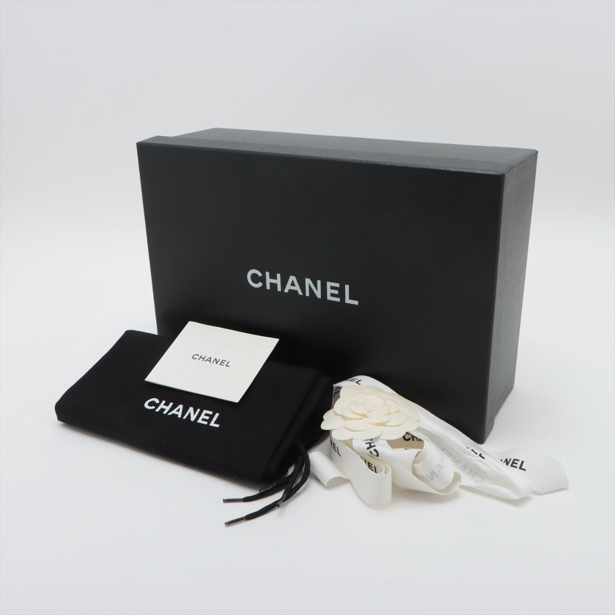Chanel Coco Leather Sandal 36C  Black G32755  Pearl Box  Bag