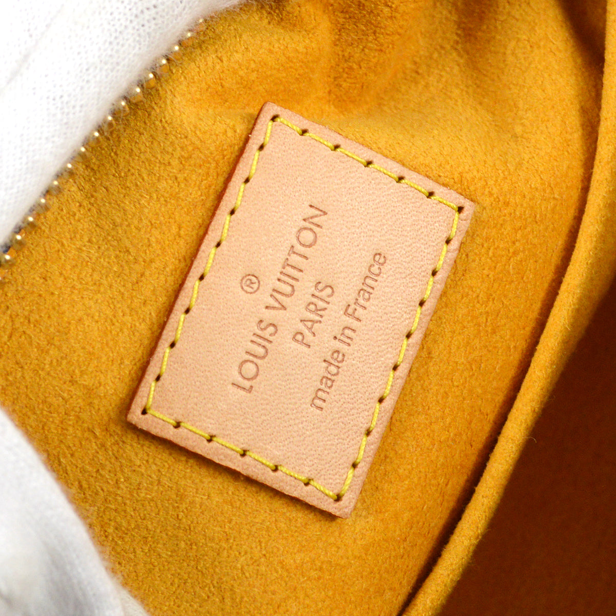 Louis Vuitton 2006 交織字母牛仔布寬鬆 GM 單肩包 M95048