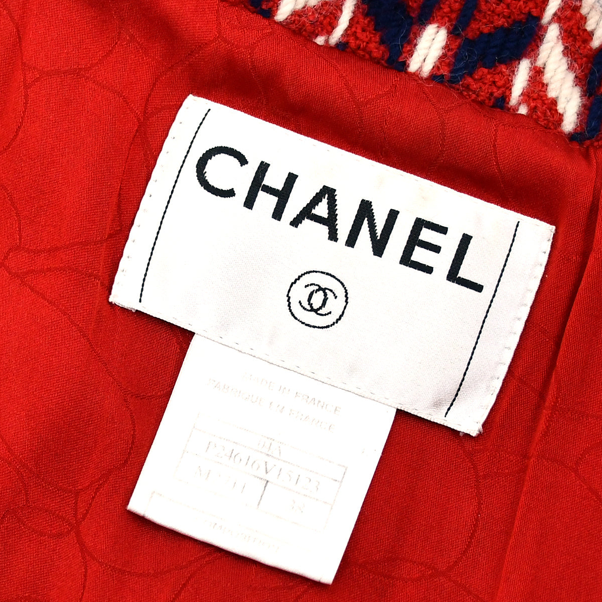 Chanel Single Breasted Jacket Red 04A 