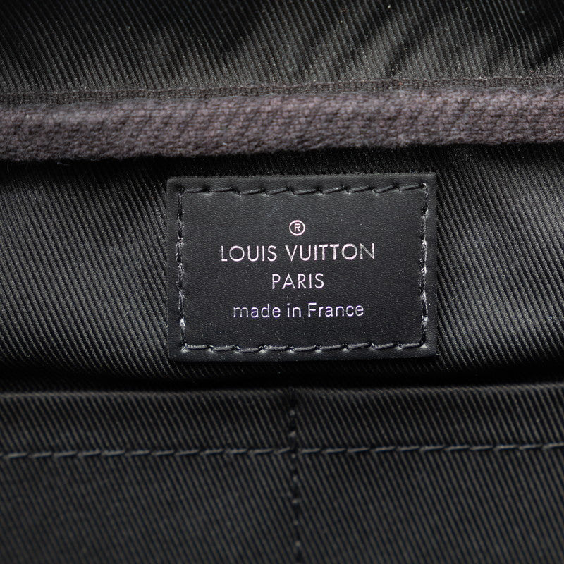 Louis Vuitton Monogram Eclipse Body Bag M42906 Black PVC Leather  Louis Vuitton