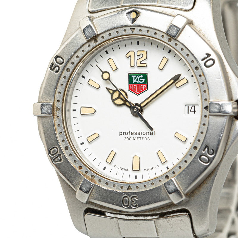 Tag Heuer Heuer Professional 200  WK1211 Quartz White Sign  Stainless Steel Men TAG Heuer