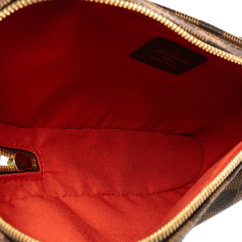 Louis Vuitton Damier Geronimous Body Bag Waist Bag N51994 Brown PVC Leather Men LOUIS VUITTON