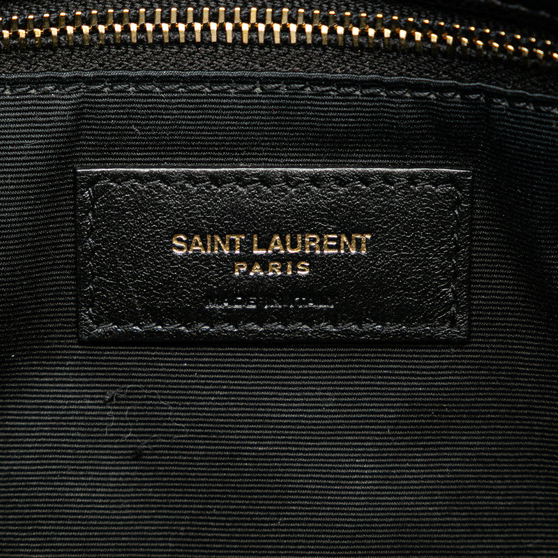 Saint Laurent YSL Logo Pfa Chain Shoulder Bag 577476 Black G Leather  Saint Laurent