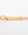 Tiffany Open Heart Necklace 750 (YG) 3.6g