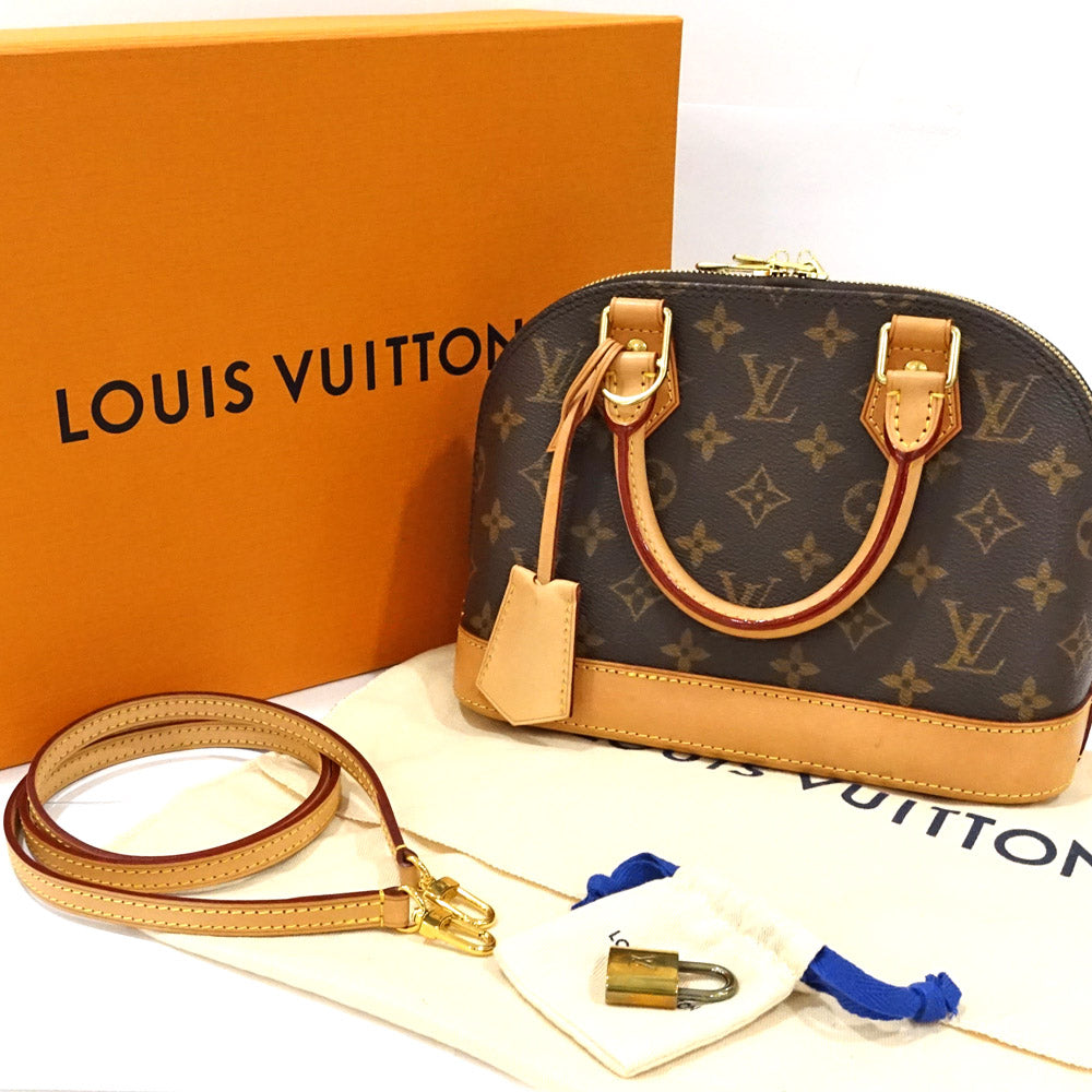 Louis Vuitton Monogram Alma BB M53152 2WAY Hand Bag