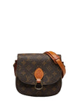 Louis Vuitton Monogram Mini S Slipper Shoulder Bag M51244 Brown PVC Leather  Louis Vuitton