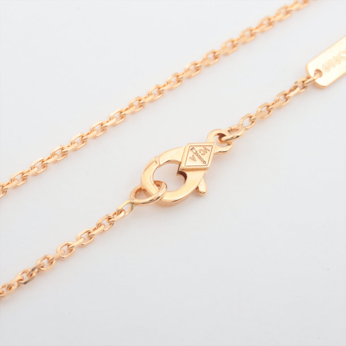 Van Cleef & Arpels Vintage Alhambra Golden S Diamond Necklace 750 (YG) 6.5g VCARP2R700 2018 Limited