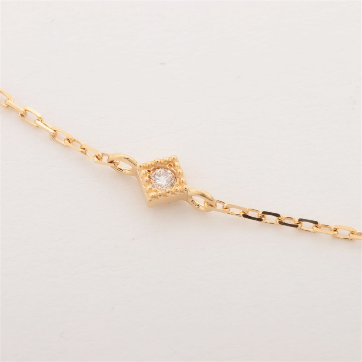 Agat Diamond Bracelet K18 (YG) 0.6g 0.04 10164114083