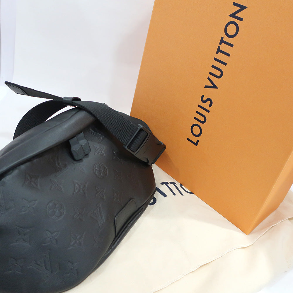 Louis Vuitton Dialovery Bum Bag M44388 Monogram Shadow Noir Black BK Body Bag Crossbody  Preservation Bag Box