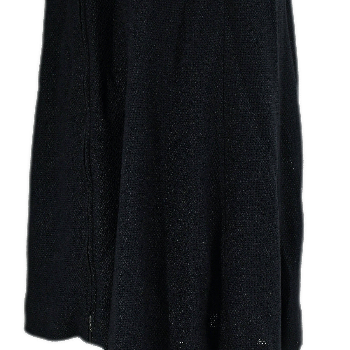 Chanel Zip Up Sleeveless Dress Black 03P 