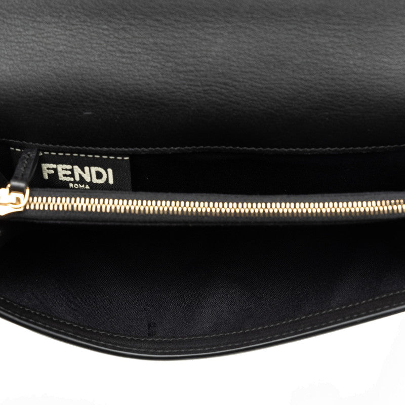 Fendi Peekaboo Long Wallet 8M0308 Black Leather  Fendi